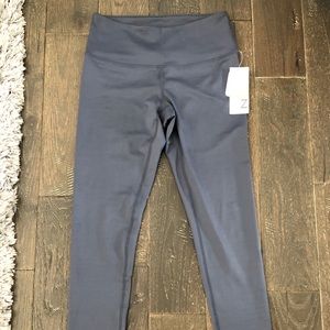 Zella grayish-blue high waisted leggings size S!!